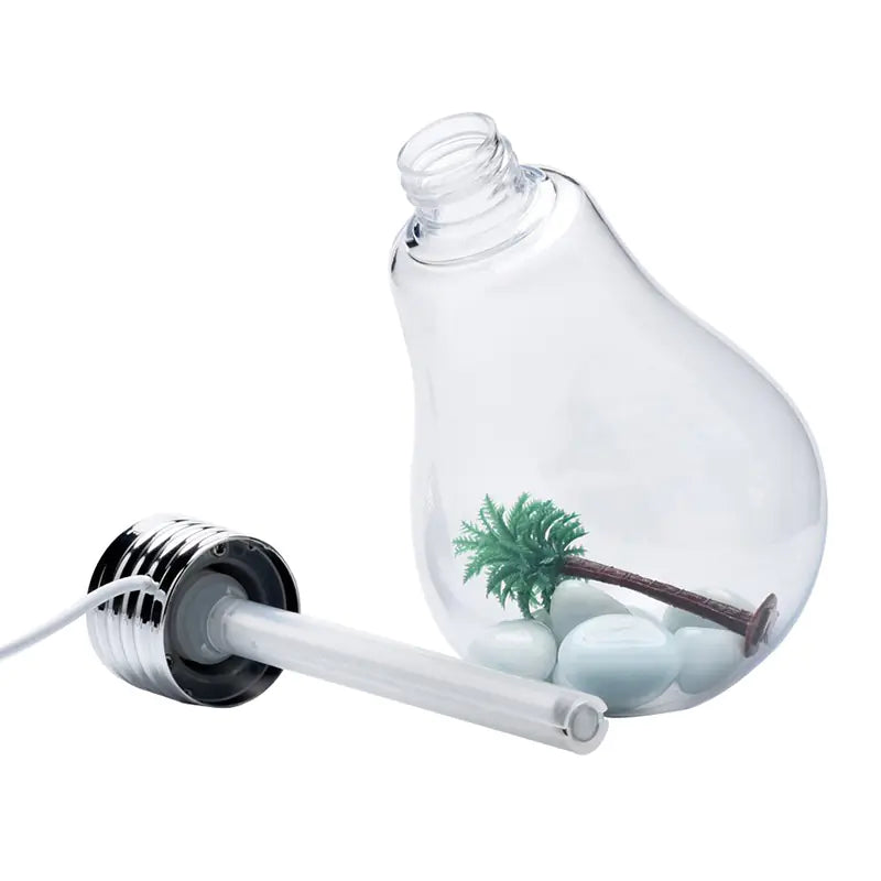 Humidifier with Bulb Design for Home Decor