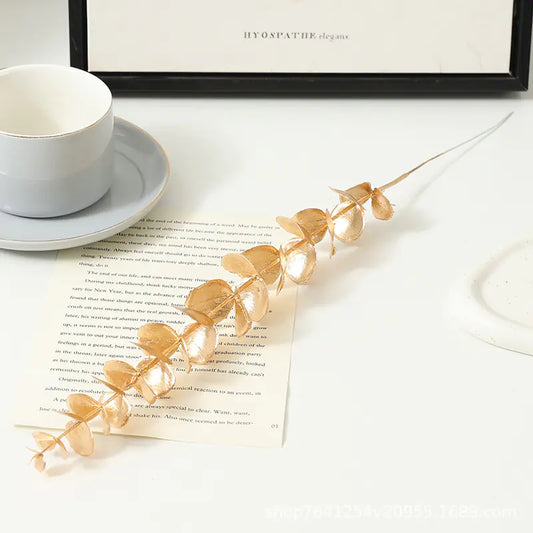 10pcs Artificial Eucalyptus Leaves for Home Decor