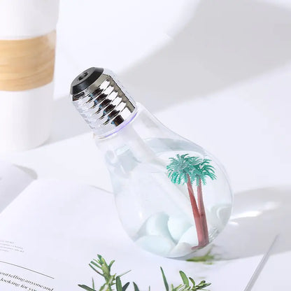 Humidifier with Bulb Design for Home Decor